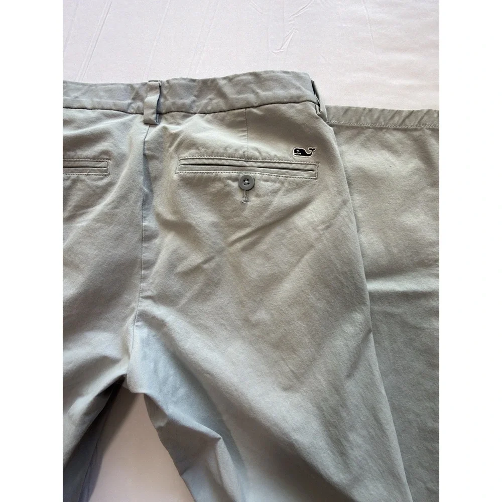 Vineyard Vines Performance Breaker Pants Mens‎ 28x32 Gray Stretch Chino